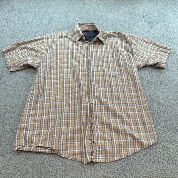 Wrangler Other - Wrangler Shirt Mens Medium Measures 44x30 Multicolor Cool River Cotton